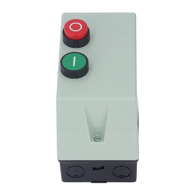 Magnetische Elektrische Motorstarter IP55 Waterdicht Motor Start Controleschakelaar Eenfase 220 230V wit