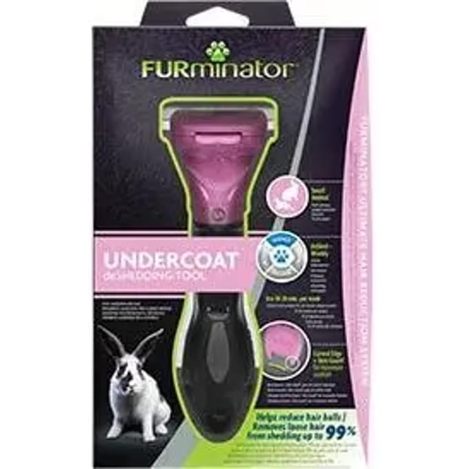 Furminator Kleine Dieren - Vachtkam - Pink Small