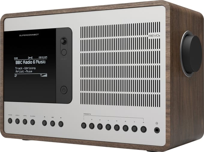 Revo SuperConnect - Radio - Walnoot