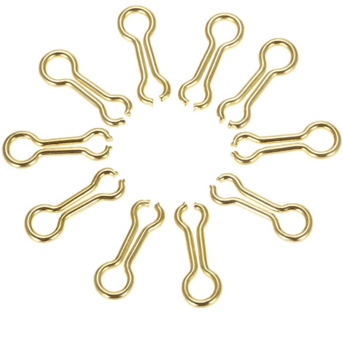 200 stuks messing wartelogen voor DO-IT mallen Small beige