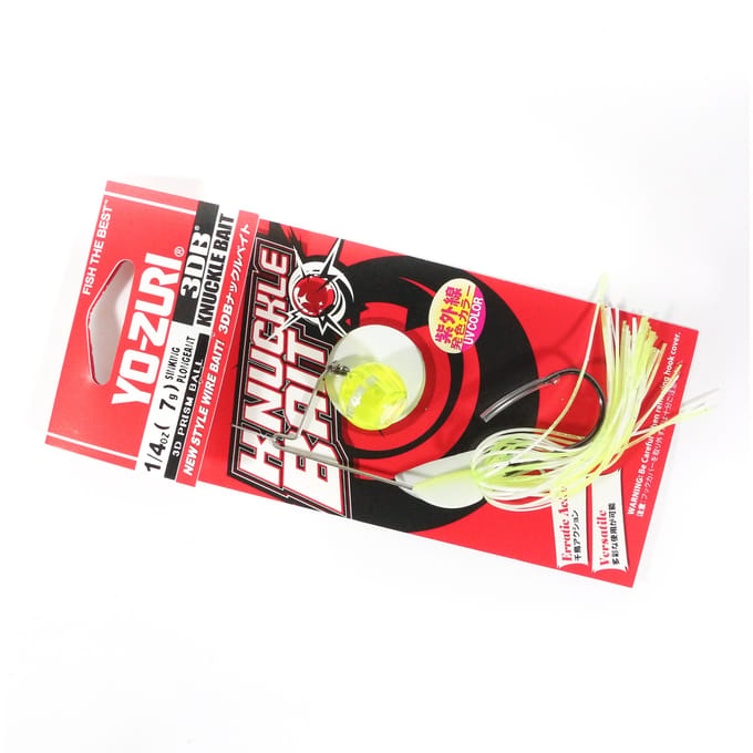 Yo Zuri Duel 3DB Knuckle Spinnerbait 1/4 oz Zinkend Kunstaas R1327-CLW (2497)