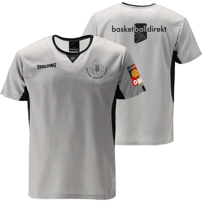 Spalding Hbv Offizielles Referee T-shirt Grijs