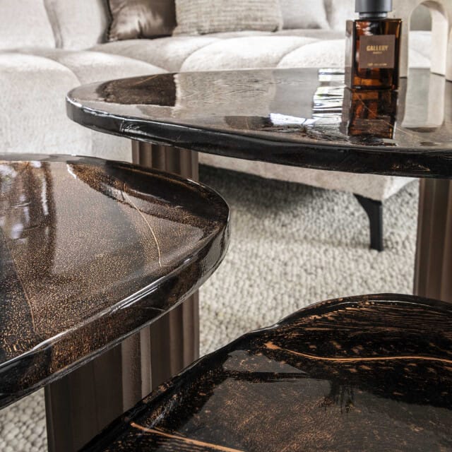 Hoyz Collection - Salontafel Eclipse S - Koper Antiek Finish