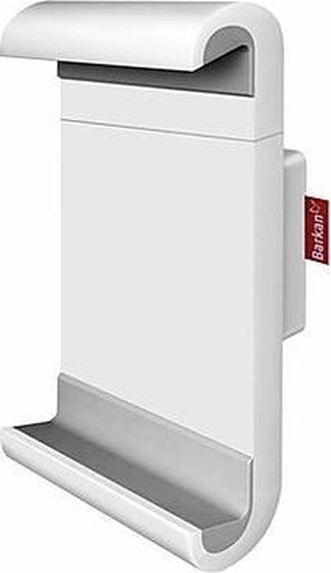 Barkan - Muurbeugel voor Tablets van 7"- 12" / 17.8cm - 30.5cm - 360˚ Draaibaar - Wit
