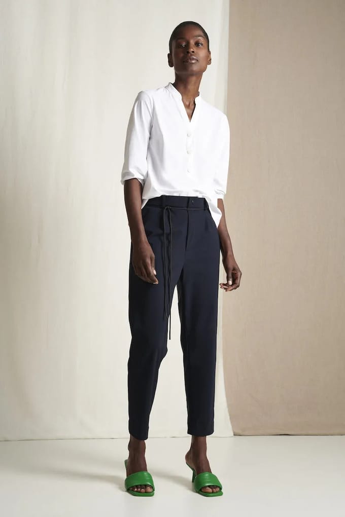 Blouse Bella Technical Jersey | White - White / M