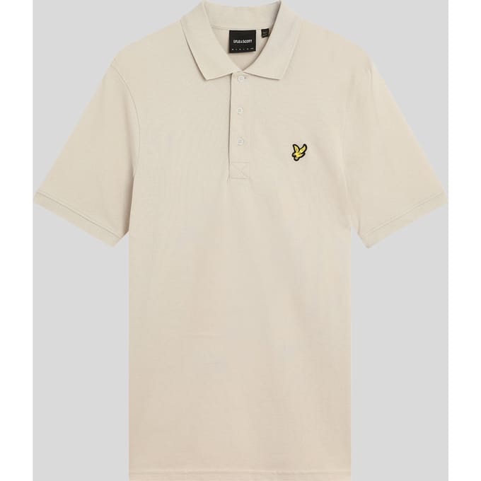 Lyle and Scott Plussize Polo Ecru - Maat 5XL - Heren