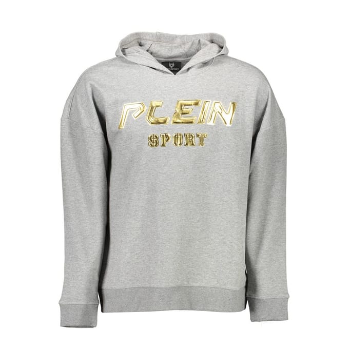 Plein Sport Grigio Katoenen Heren Sweater