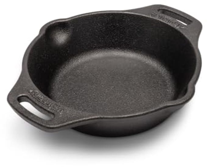 Klein gietijzeren koekenpan met handvatten - Diameter 15 cm