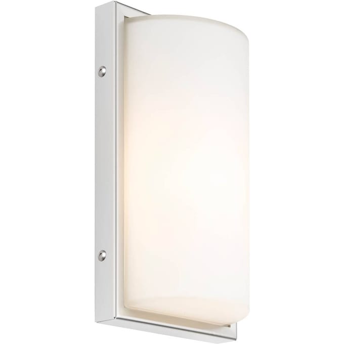 LCD Buitenwandlamp 040 met sensor, wit