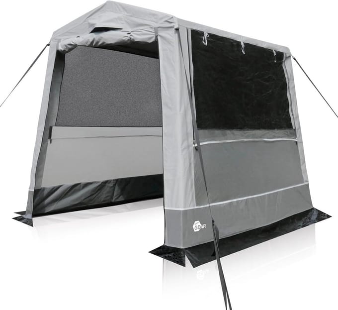 Kook- en Opbergtent voor Camping en Buitenactiviteiten met PVC Dak