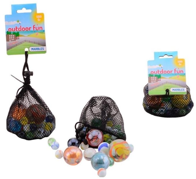 Outdoor Fun Marbles in Net 500gr.