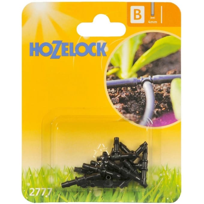 Hozelock T-stuk 4mm, Pack