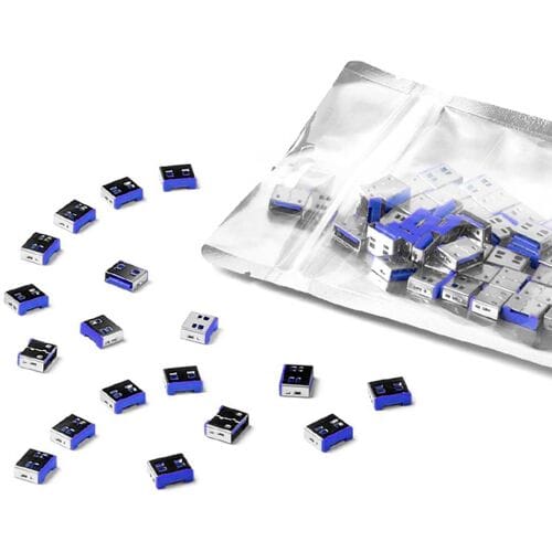 Smartkeeper USB-A-poortslot UL03P2DB Set van 100 stuks Donkerblauw Zonder sleutel UL03P2DB