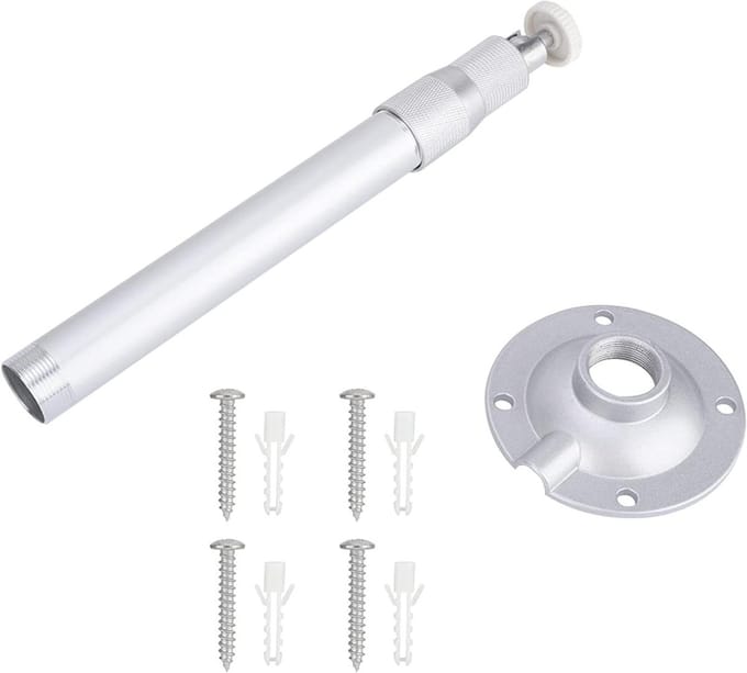 Projector Beugel - Wandhouder Houder - Thuisbioscoop Opzetten - Multidirectionele Instelling - 36-60cm Telescoop - Standaard