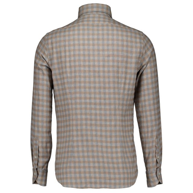 Xacus Washed Shirt Lange Mouw Overhemden Beige 721ml/91338