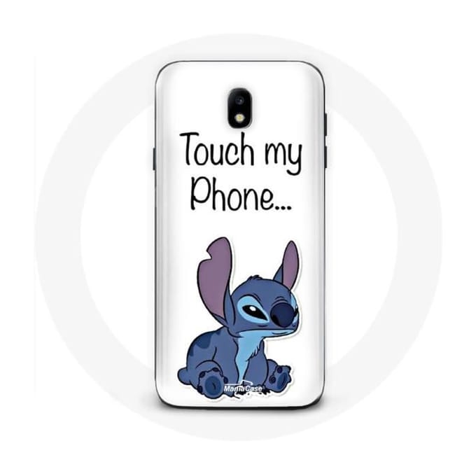 Coque - Samsung - Galaxy J3 2017 - Lilo et Stitch - Protection chocs - Souple blanc