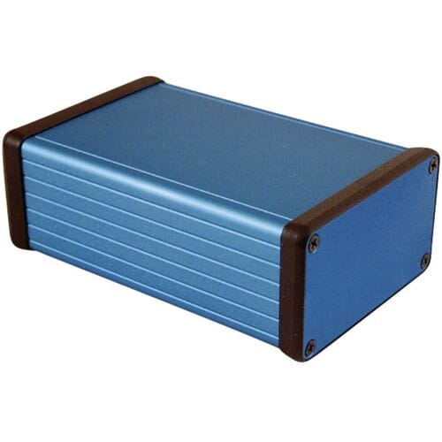 Hammond Electronics 1455K1201BU Universele behuizing 120 x 78 x 43 Aluminium Blauw 1 stuk(s)