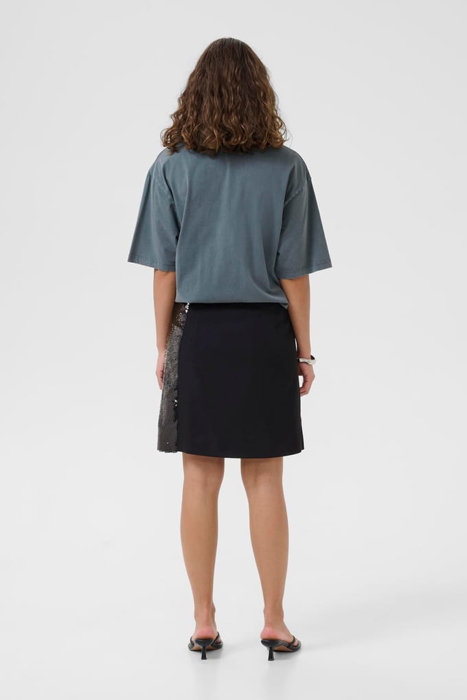 Korte damesrok CULTURE Clara Sequin