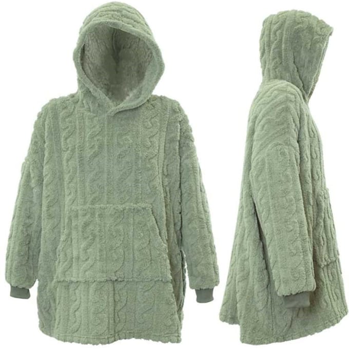 Unique Living - Hoodie Pleun Tea Green -70x57x87cm