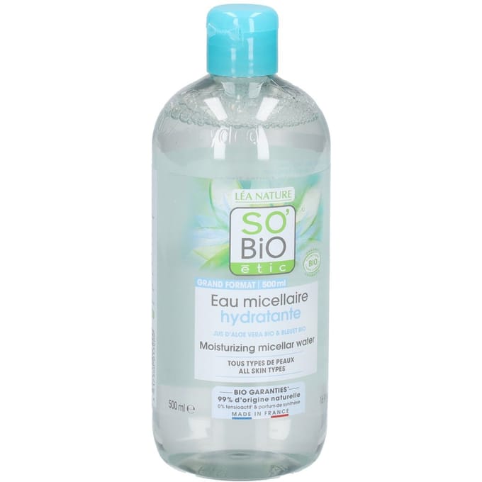 SO’BiO étic – Aloe Vera Hydrating Micellar Water – 500 ml