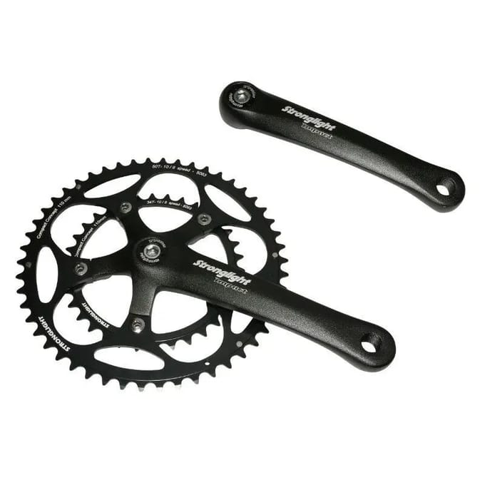 Road crankstel Stronglight Impact 9-10V. 170 mm 50-34 8V.