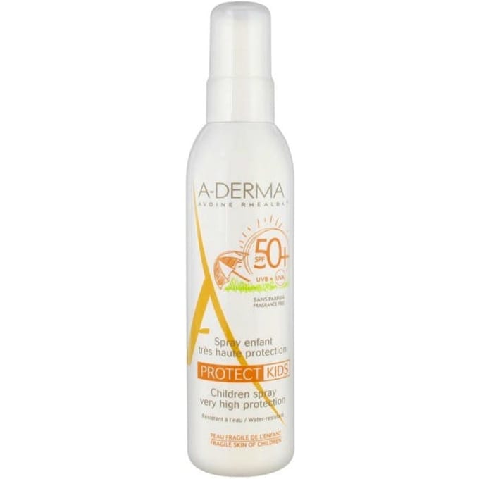 Zonnebrandspray voor Kinderen A-Derma Protect Kids SPF 50+ (200 ml)