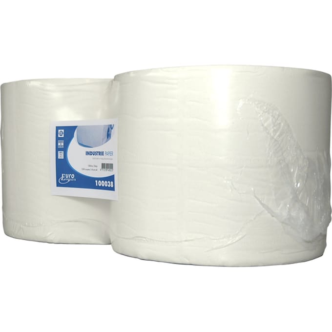 Poetspapier Euro Products M1-V1 2-laags 1000 vel wit 100038