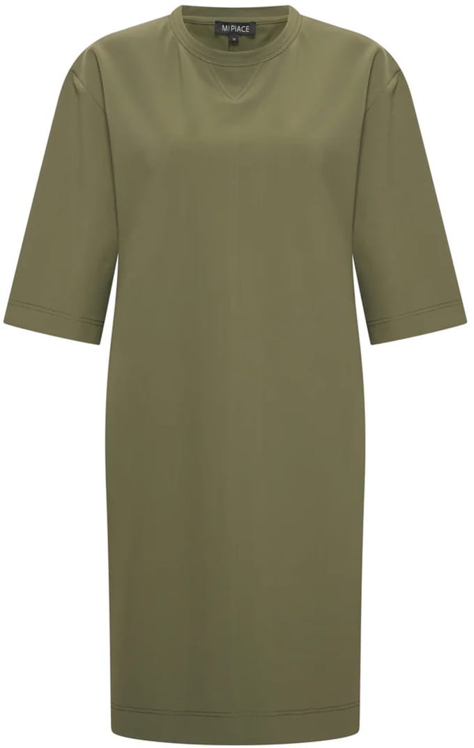 MI PIACE - Bonded Travel Jurk Midi 202682 Deep Depth - Maat : XS