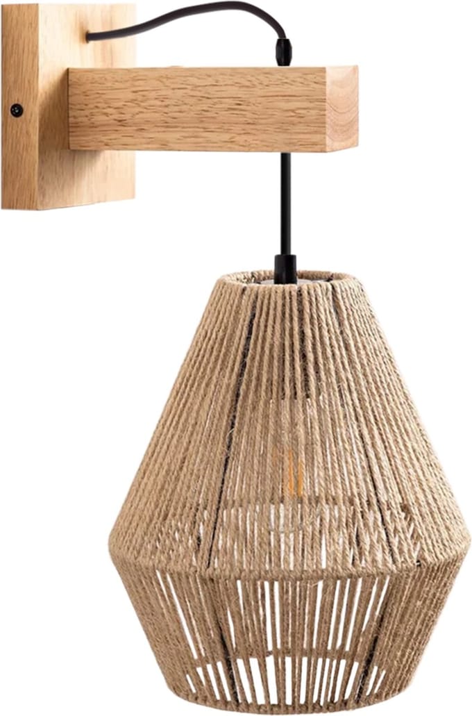 Toolight App1149-1W Wandlamp Bruin 20X15X20Cm