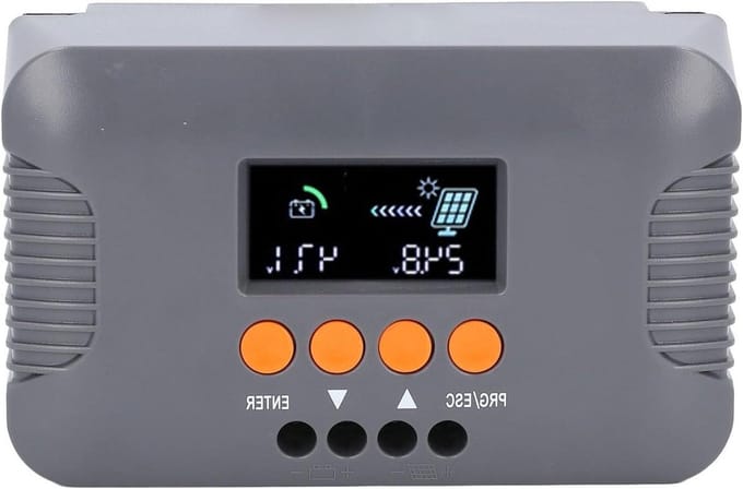 Zonne Laadregelaar - MPPT Controller Batterij - Accu's Opladen - Hoog Rendement Tracking - 10A - Zwart