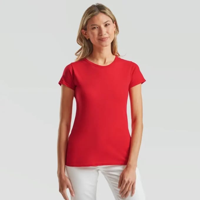 T-shirt dames Fruit of the Loom Iconic 150 T