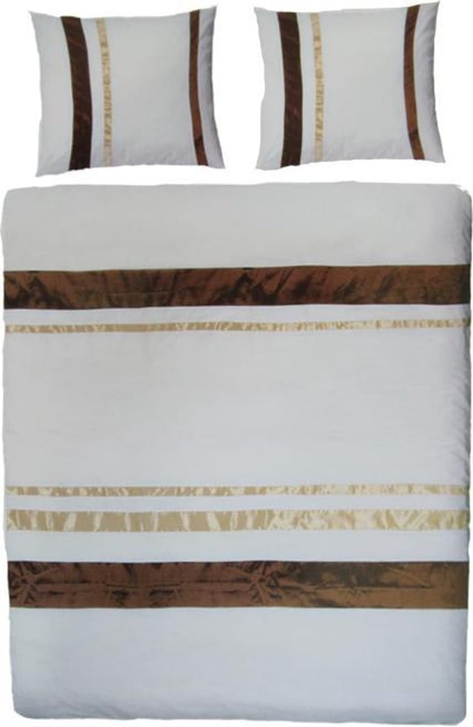 Essenza Colorado Dekbedovertrek - Eenpersoons - 140x200/220 cm - Gold