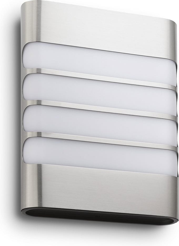 Philips Raccoon wall lantern LED inox 1x4W SELV