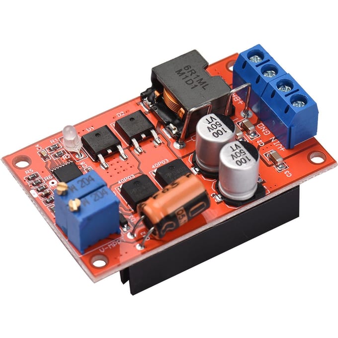 MPPT Zonnepaneel Controller Module 5A Zonne-oplaadpaneel Regelaar Batterij Oplaad PCB Board veelkleurig