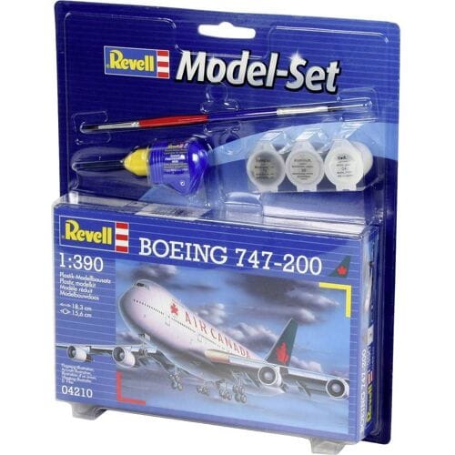 Revell Modelbouwpakket Vliegtuigen - 64210 Boeing 747-200 Air Canada - Model Set Plastic - 1:390 - Modelbouw