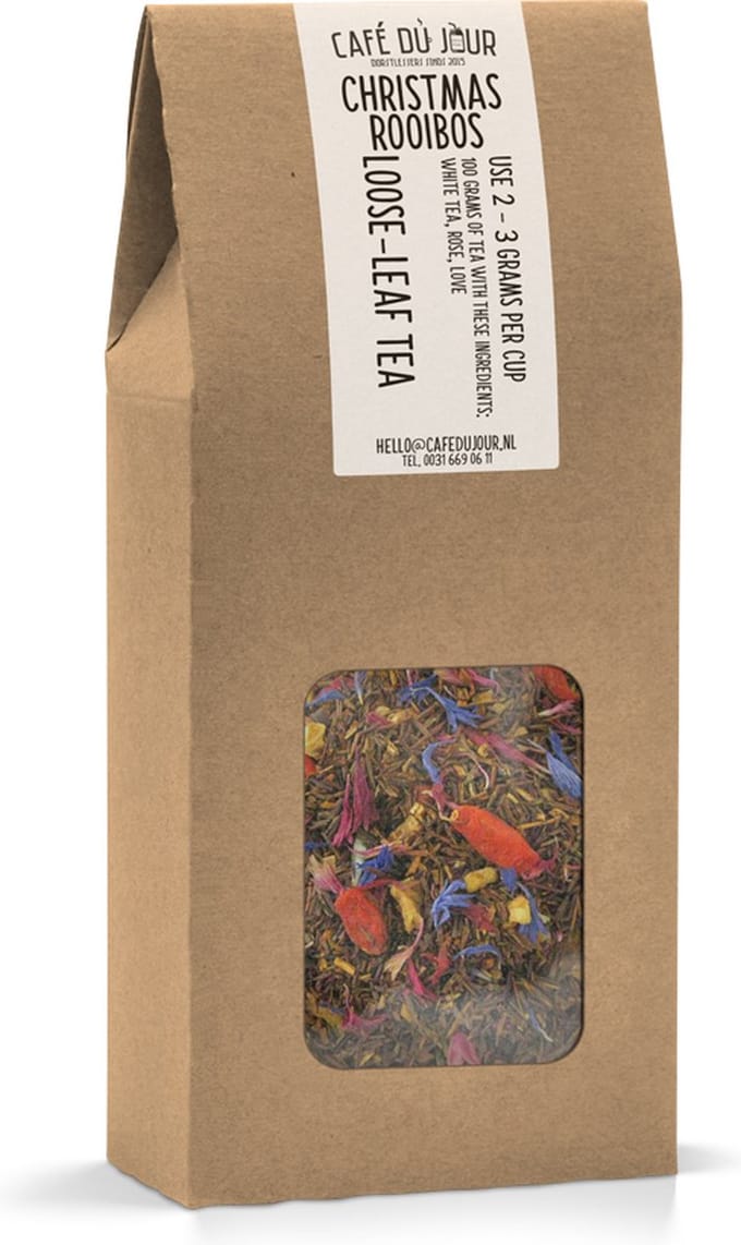 Christmas Rooibos - Rooibos Thee 100 gram - Café du Jour losse thee