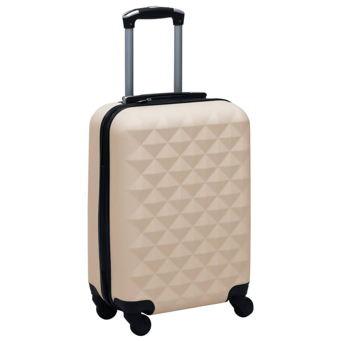 vidaXL - Harde - koffer - ABS - goudkleurig