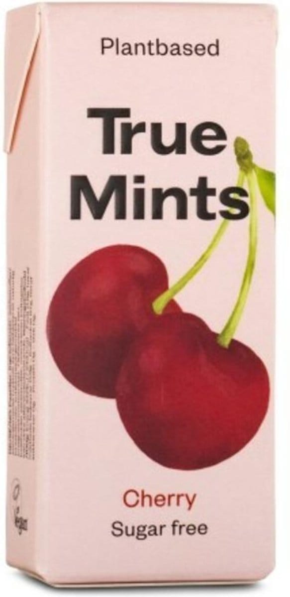 True Mints Cherry suikervrij 13 Gram