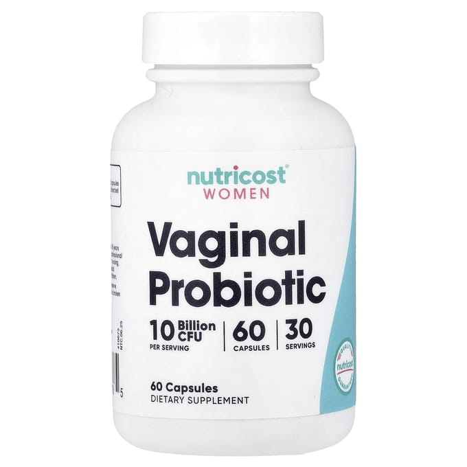 Nutricost, Voor Vrouwen, Vaginale Probiotica, 60 Capsules
