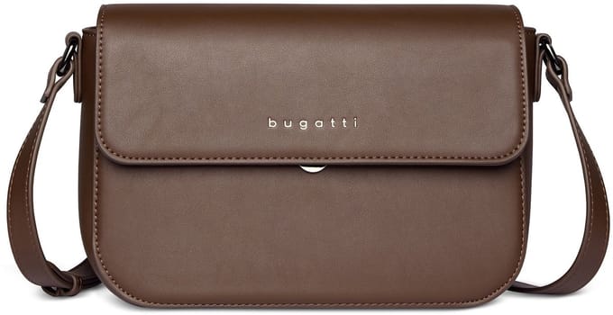 bugatti schoudertas Almata Shoulderbag Brown donkerbruin