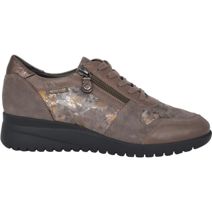 Mephisto Iasmina - dames sneaker - Taupe - maat 40 (EU) 6.5 (UK)