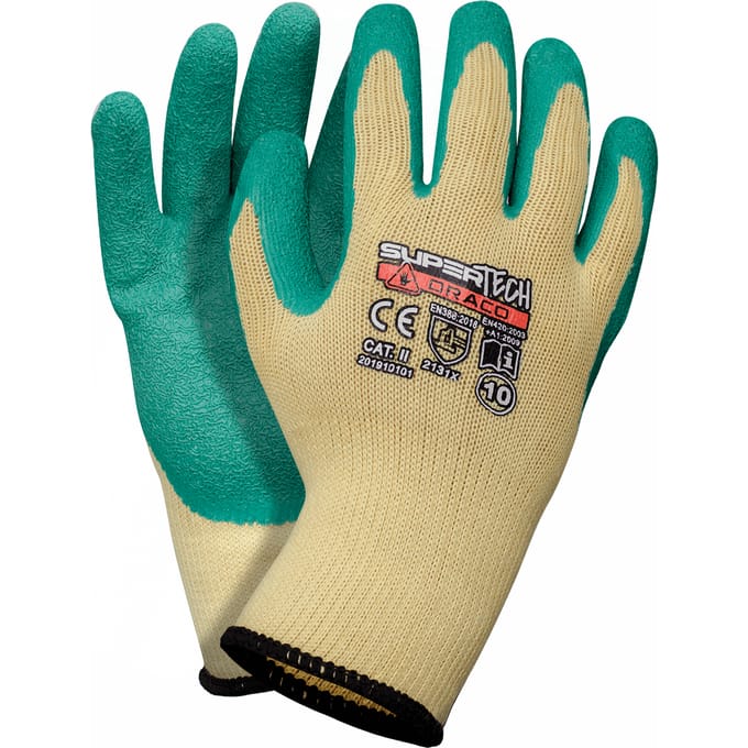 +Safety® Super Tech Draco Premium Grip Handschoen