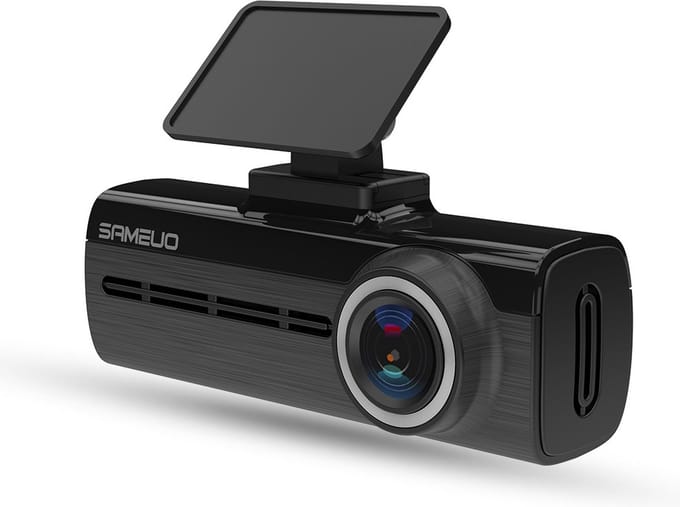 Sameuo Samueo Dashcam U750 2K 1440P Wifi Auto Video Recorder Zwart