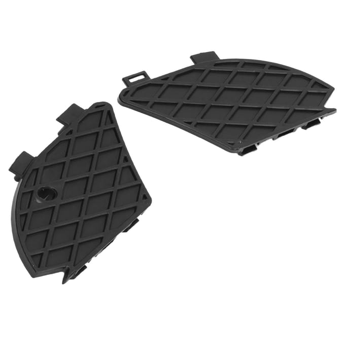 Grille Basse de Pare-chocs Avant 2108850153 Cache Grille Antibrouillard Remplacement pour Mercedes‑Benz Classe E W210 black
