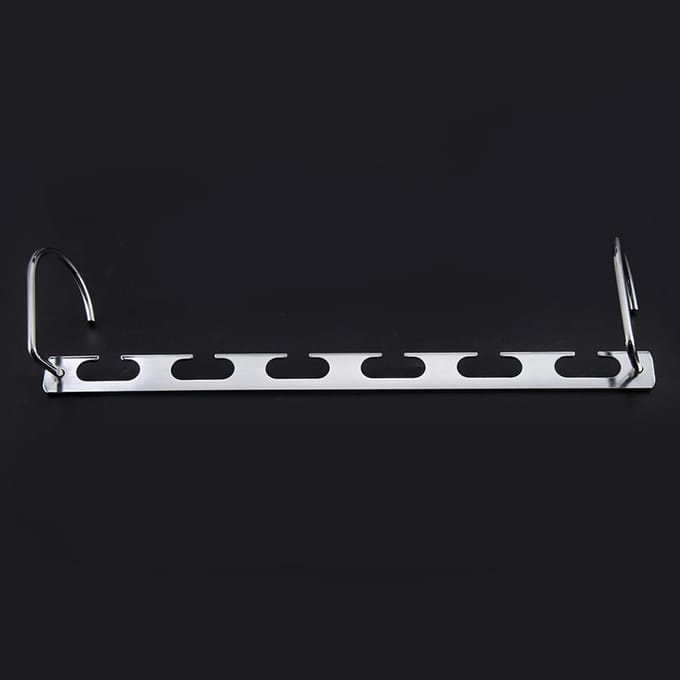Zware Kledinghangers 2 stuks 4 stuks Metaal Multifunctioneel Opvouwbaar Wasgoedhangers(#2) white