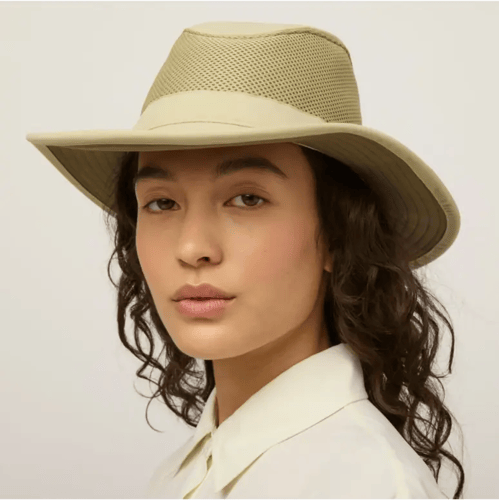 Tilley Airflo Mesh Crown LTM8 Hoed (Maat - 7 1/8, Kleur - Khaki/olive)