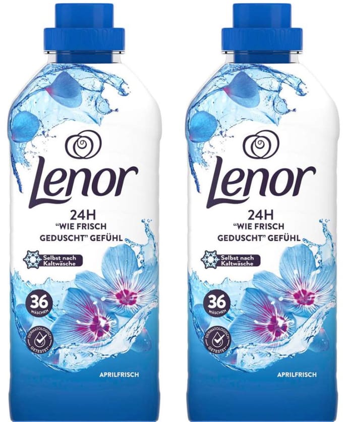 Lenor Aprilfris - Wasverzachter - Multipack - 1512ml (2x756ml) - 72 Wasbeurten (2x36)