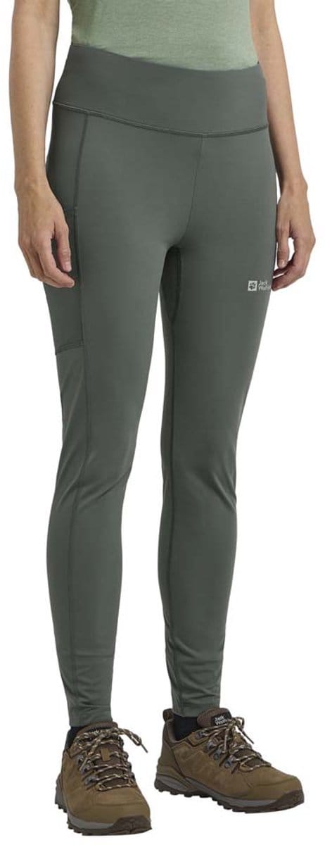 Jack Wolfskin Klintal Leggings Groen S Vrouw