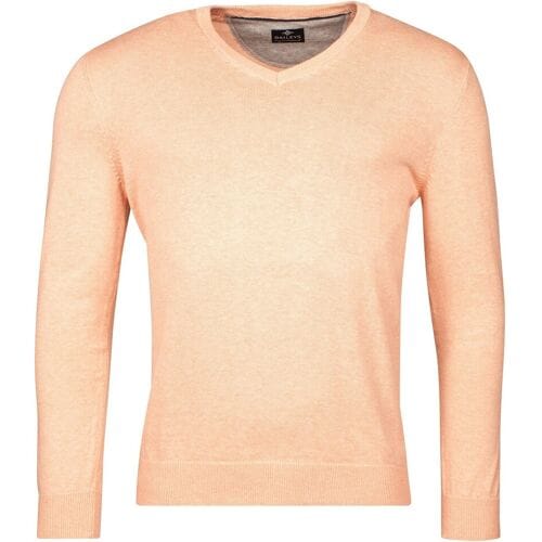 Baileys Trui V-Neck Pullover Single Knit Pastel Roze / male