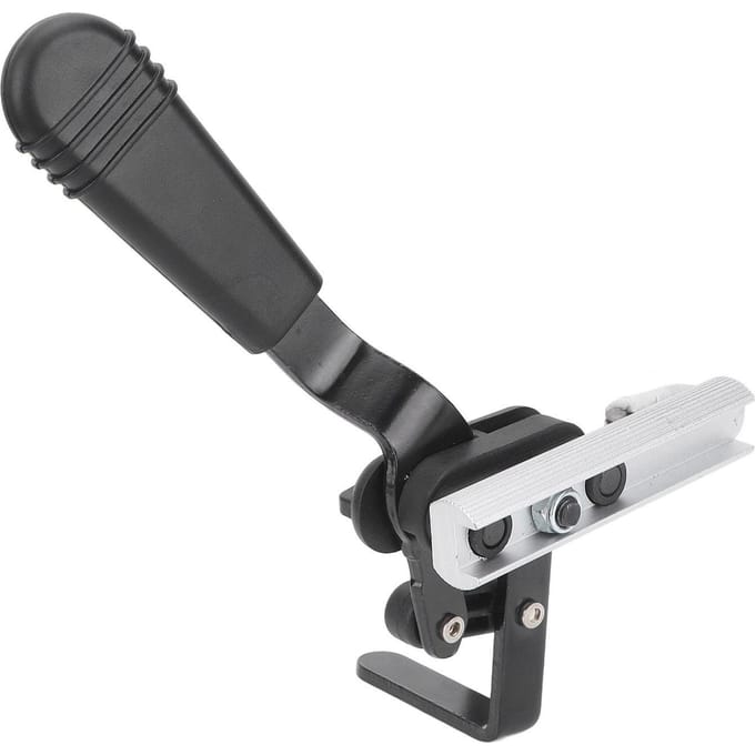 Frein à main pour fauteuil roulant, 25 mm, 1 po, en alliage d'aluminium robuste, pour personnes âgées, gauche black